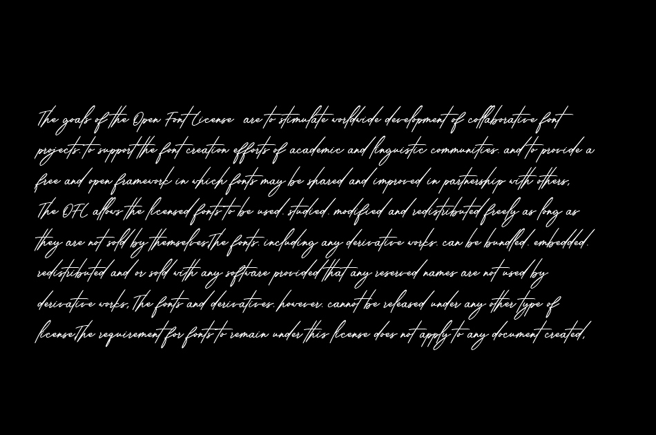 Wantsignature font 1