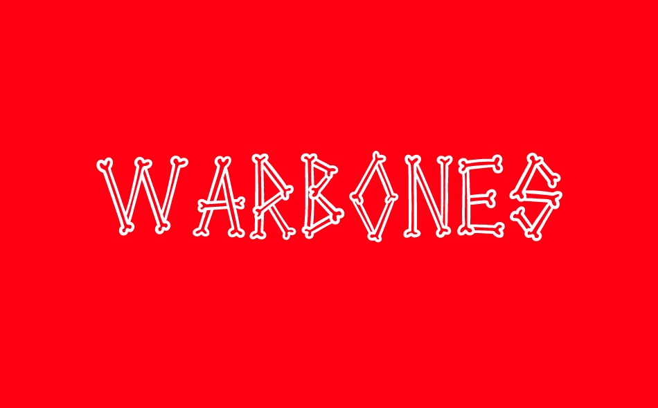 Warbones font big