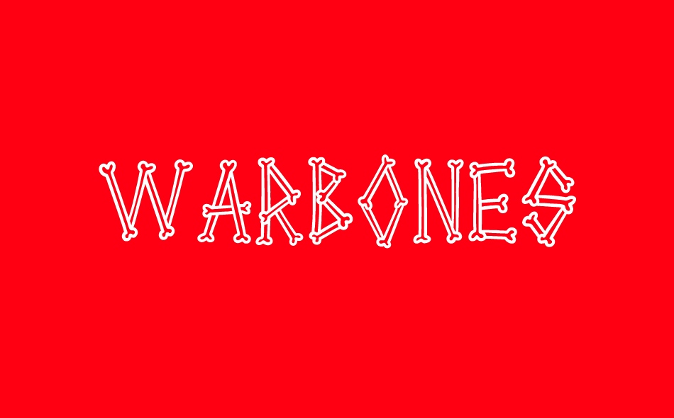 Warbones font big