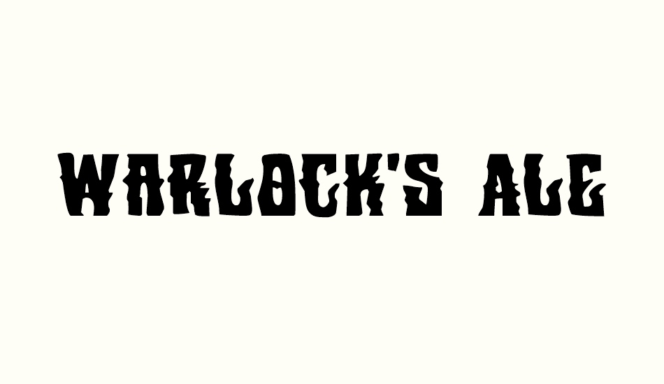 warlocks-ale font big