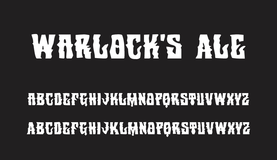warlocks-ale font