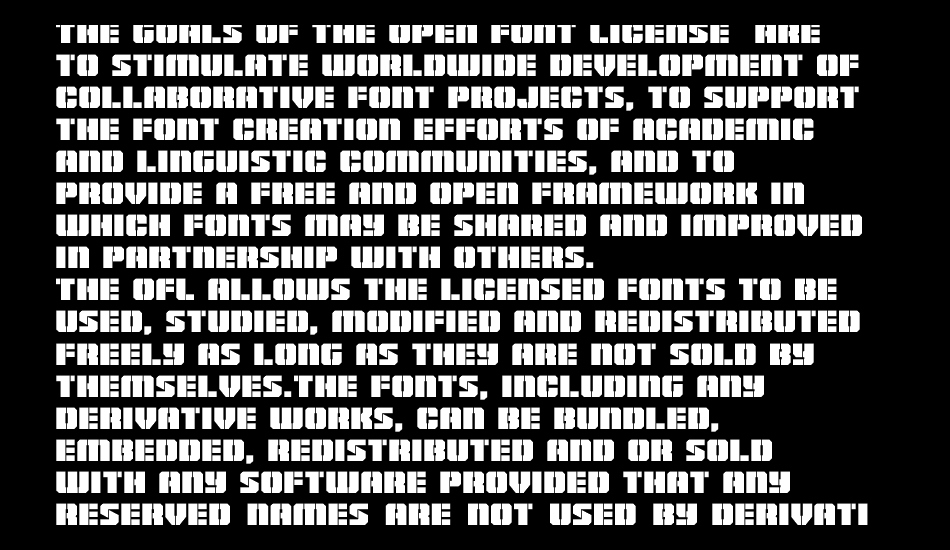 warp-thruster font 1