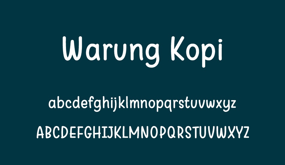 warung-kopi font