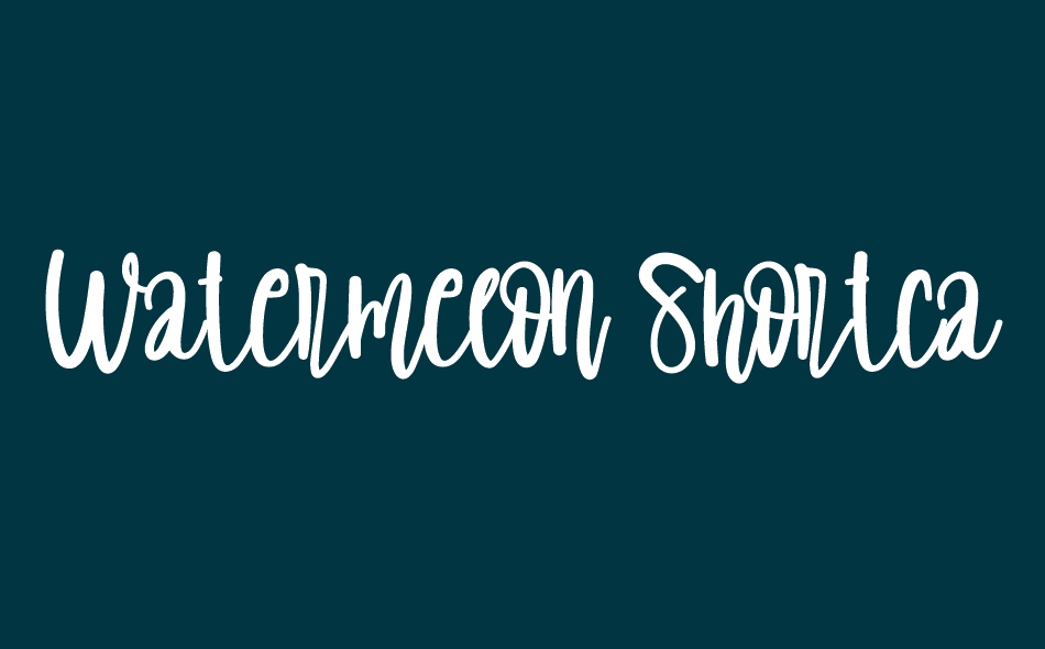 Watermelon Shortcake font big