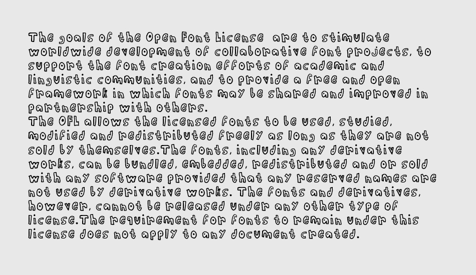wave-blocks font 1