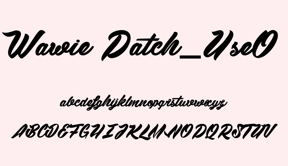 wawie-patch-personaluseonly font