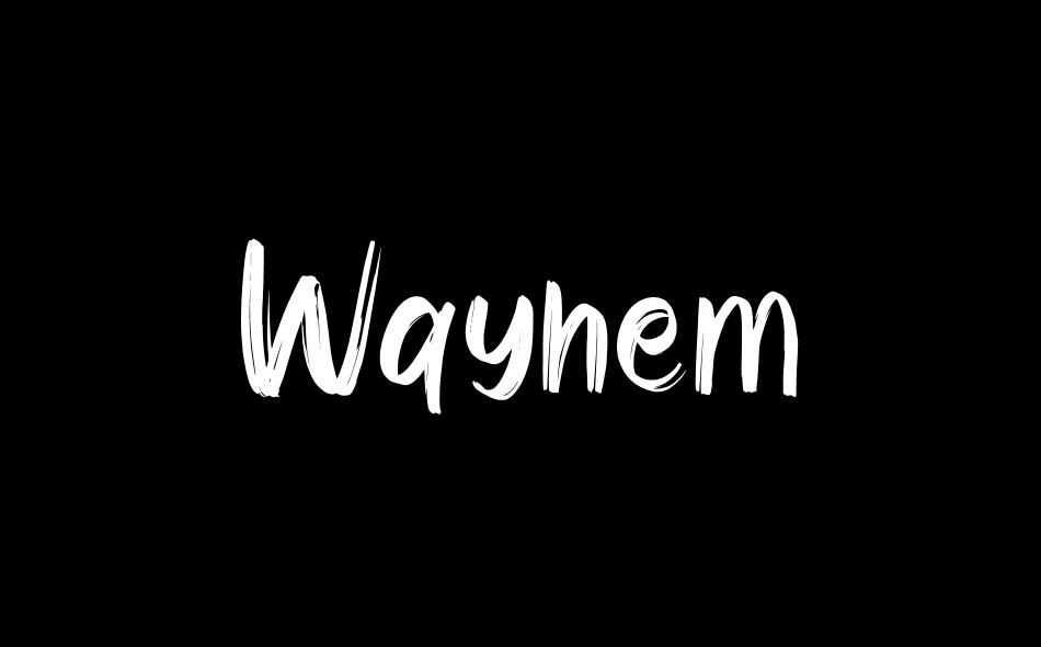 Wayhem font big