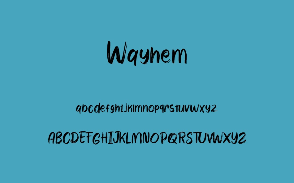 Wayhem font