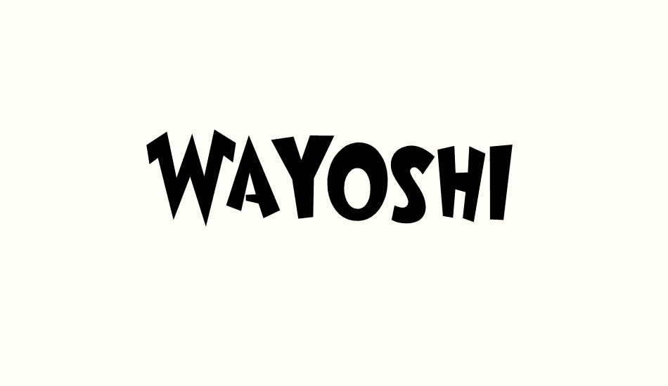 wayoshi font big