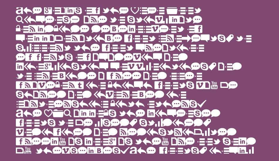 web-symbols font 1
