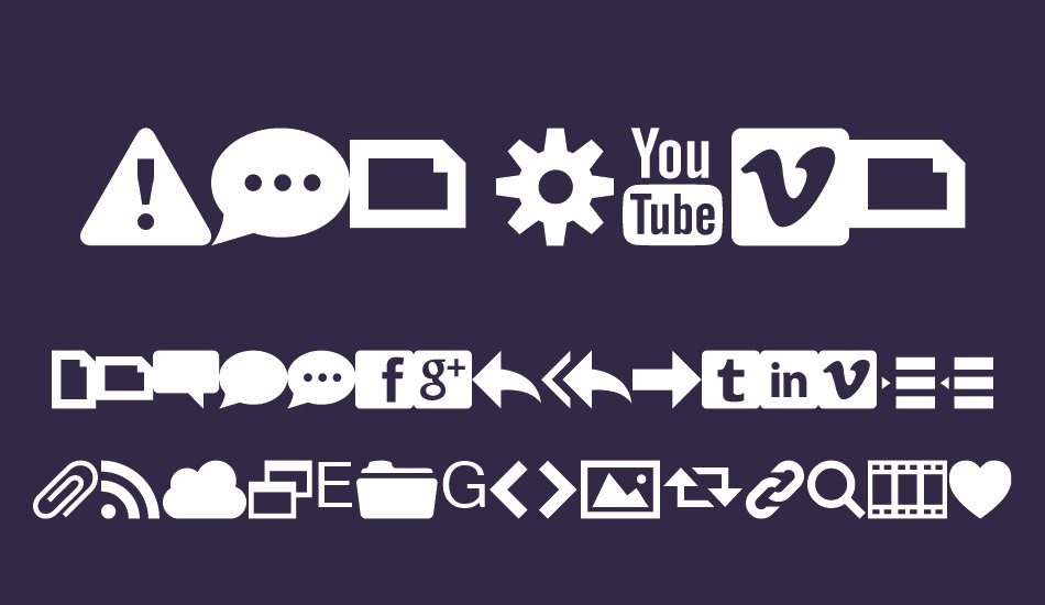 web-symbols font