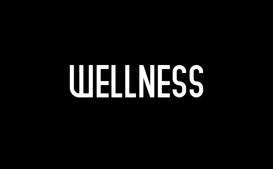 Wellness font big