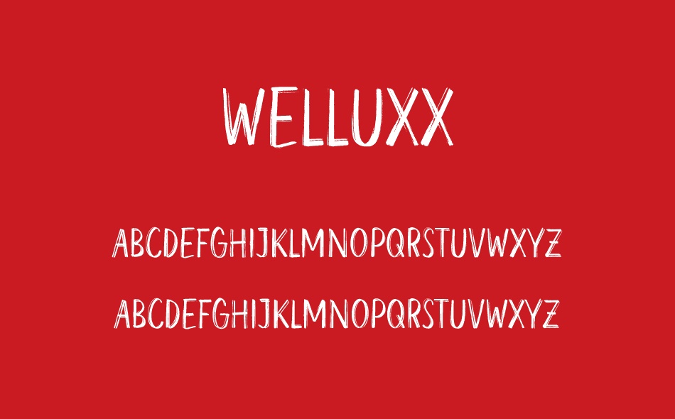 Welluxx font