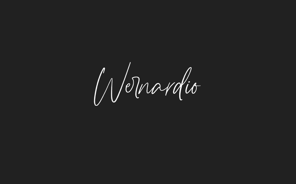 Wernardio font big