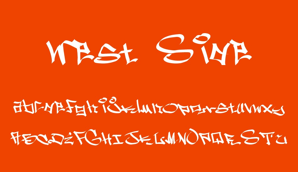 west-side font