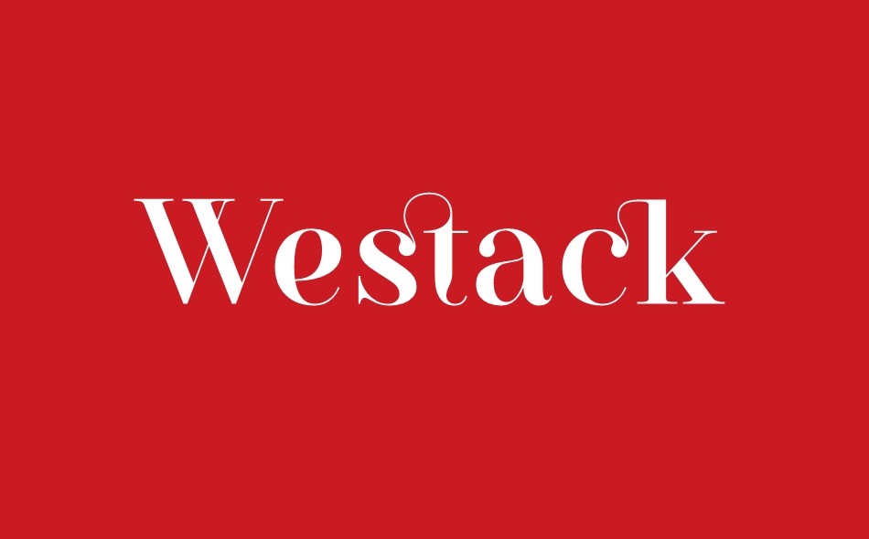 Westack font big