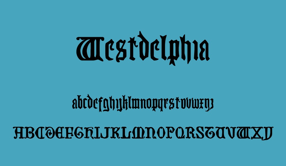 westdelphia font