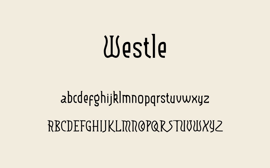 Westle font