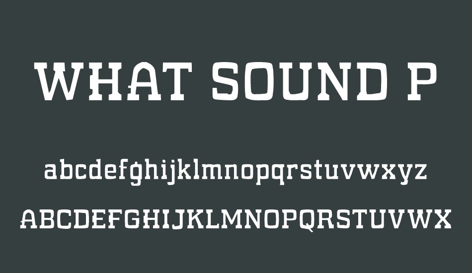 what-sound-pounds- font