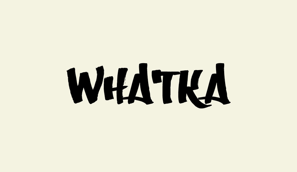 whatka font big