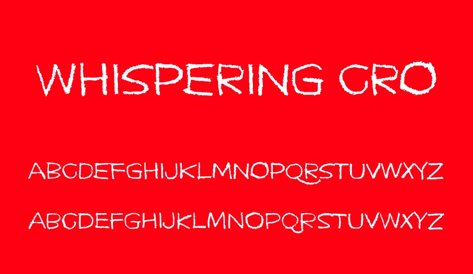 whispering-crowd-bark-bark font