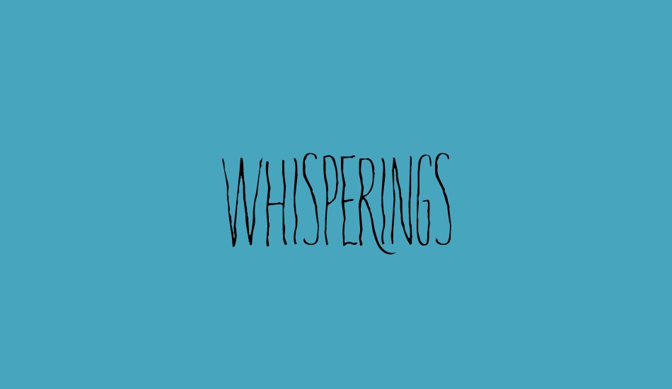 whisperings font big
