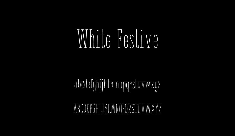 white-festive-demo font