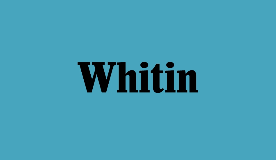 whitin font big