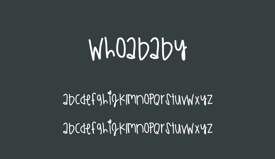 whoa-baby-free-font