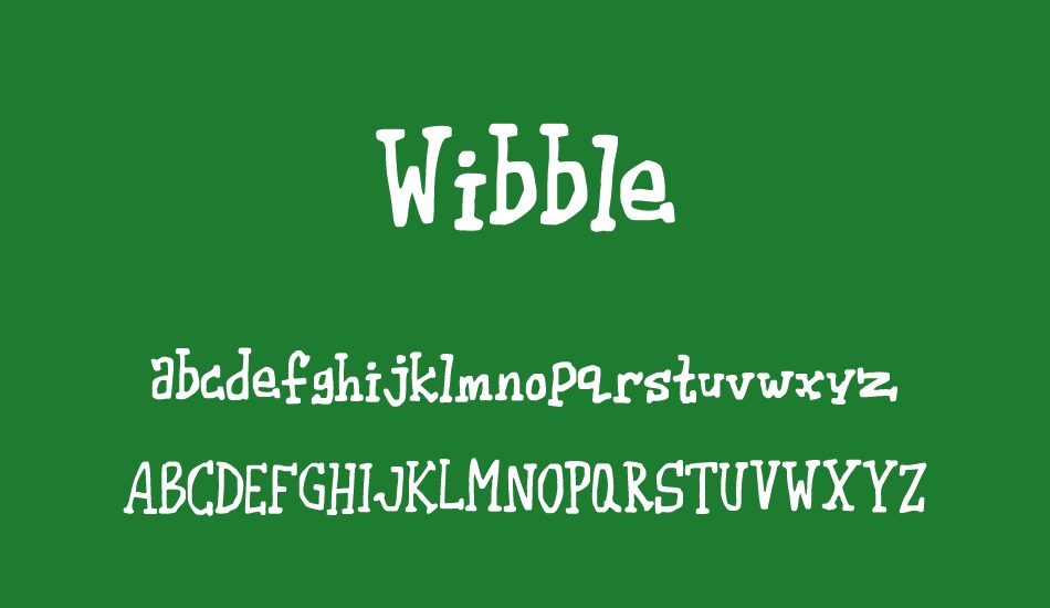 wibble font