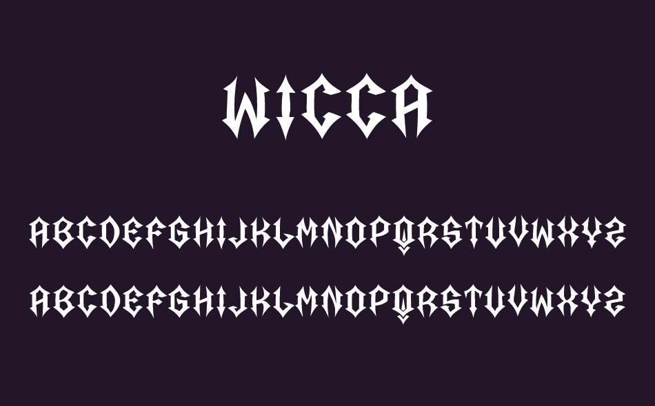 Wicca font