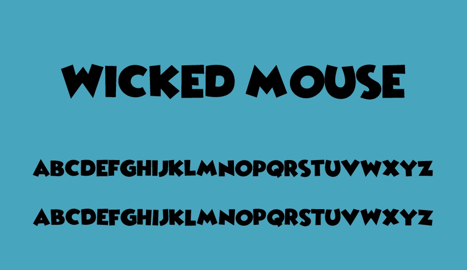 wicked-mouse font