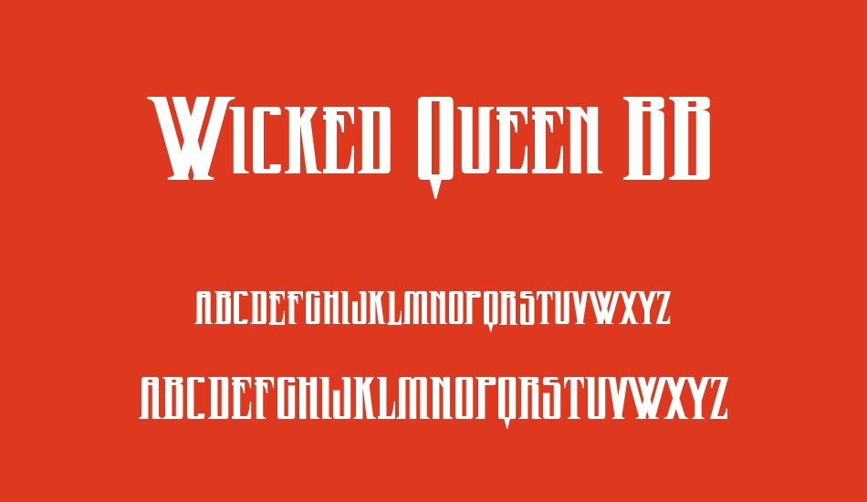 wicked-queen-bb font