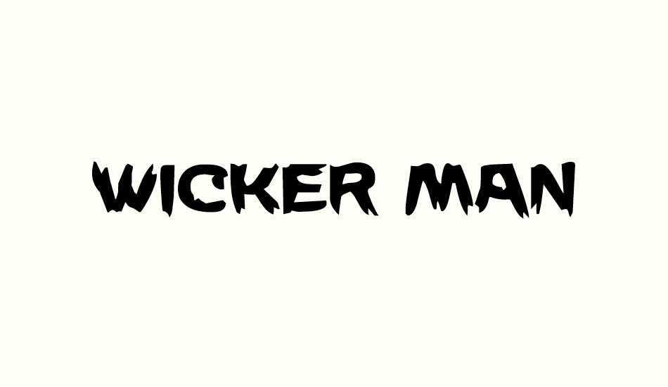 wicker-man font big