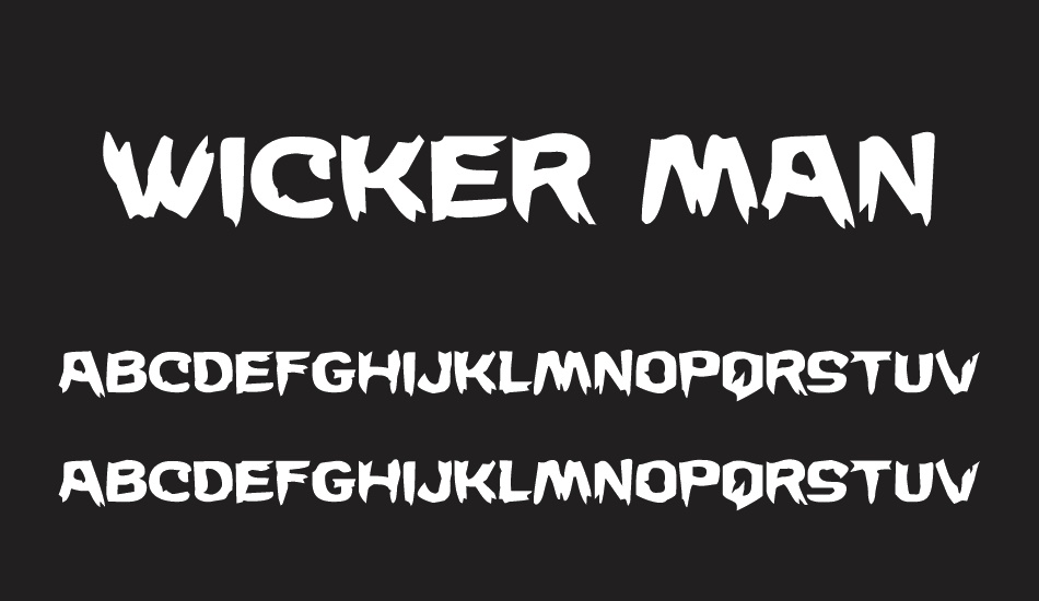 wicker-man font