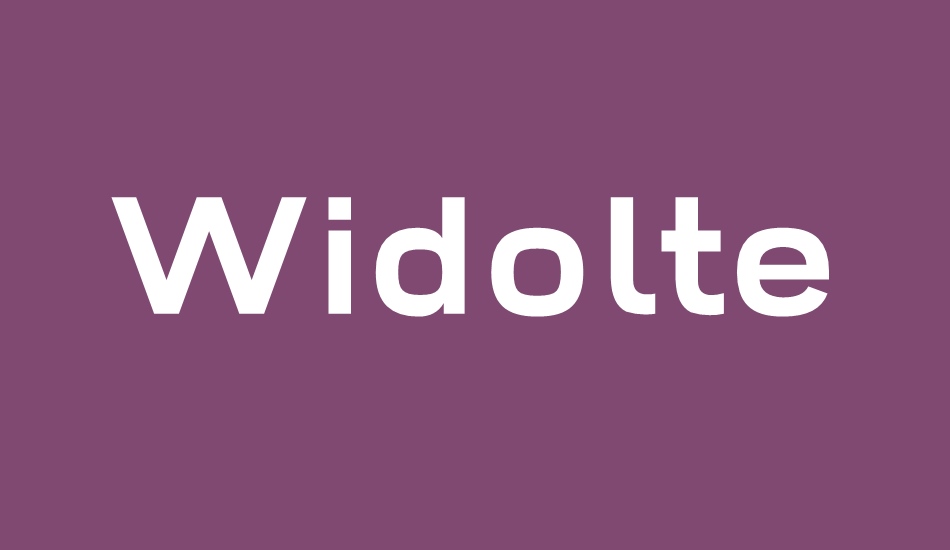 widolte-bold-demo font big