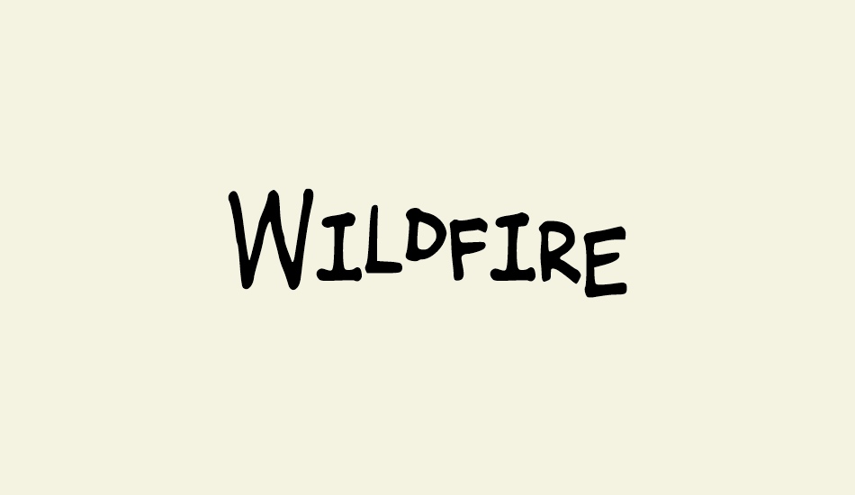 wildfire font big