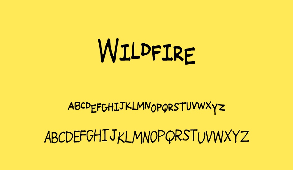 wildfire font