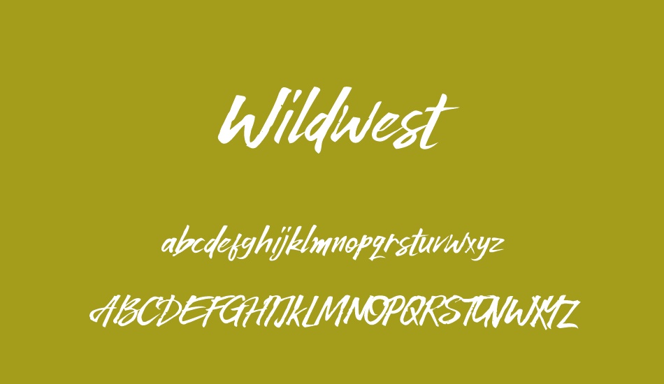 wildwest font