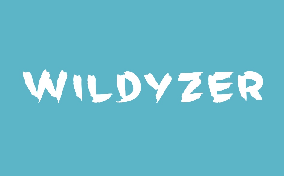 Wildyzer font big