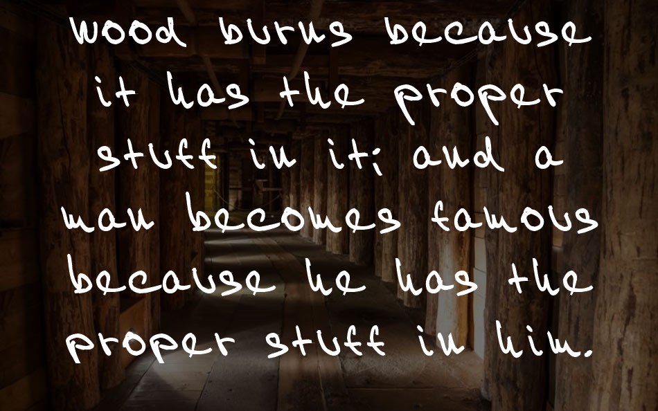 willy-2 font text