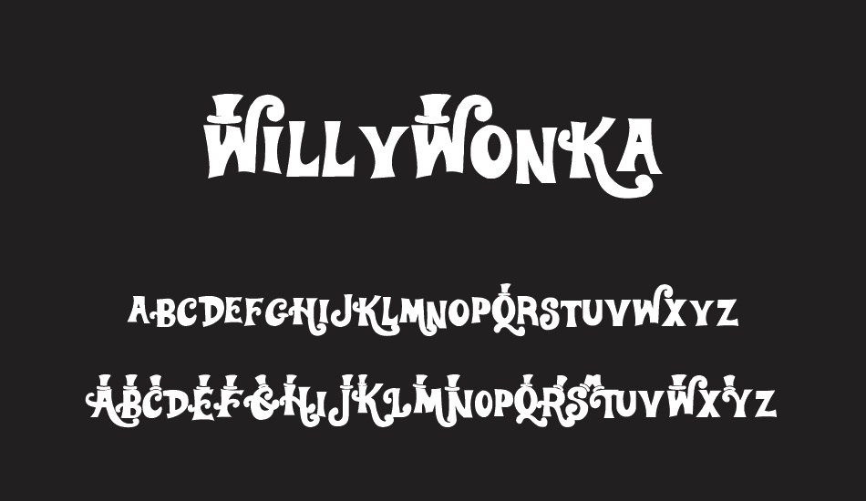 willywonka font
