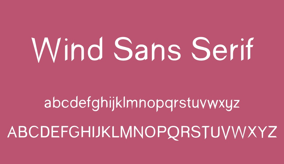wind-sans-serif font
