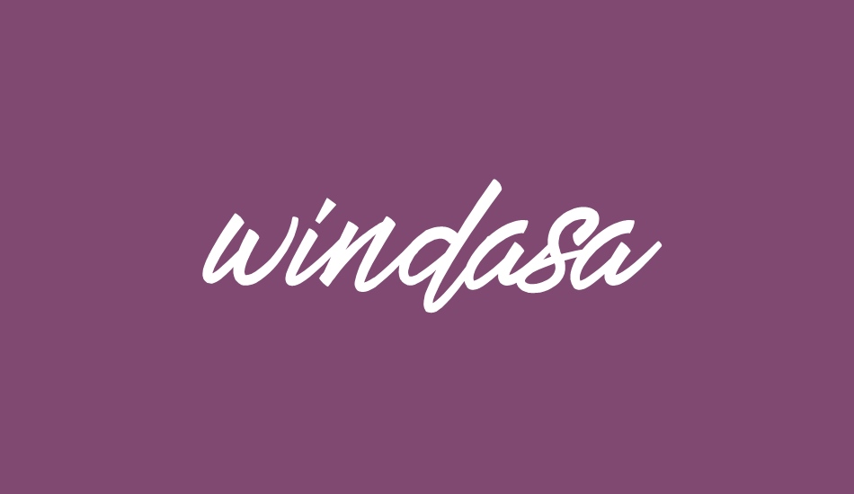 windasa font big