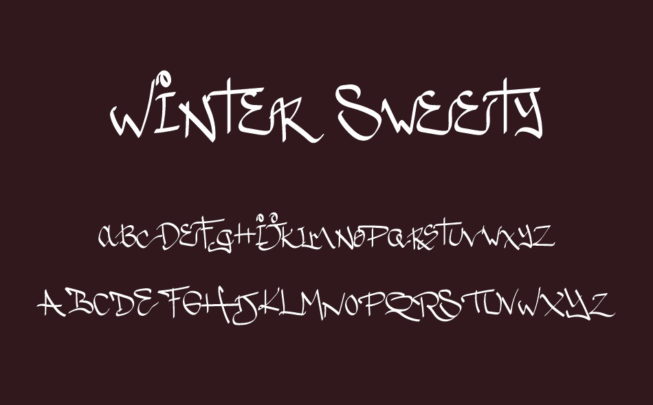 Winter Sweety font