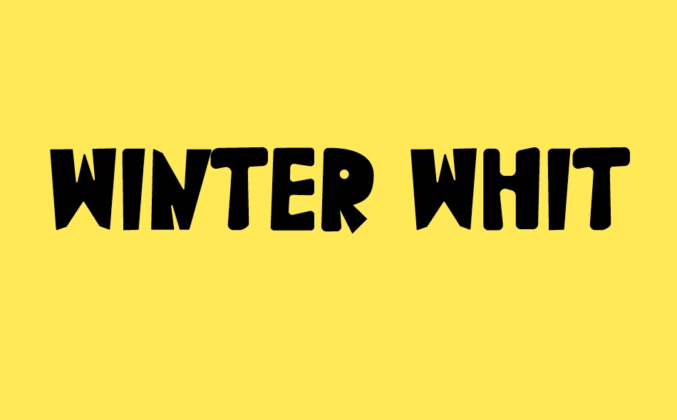 Winter White font big