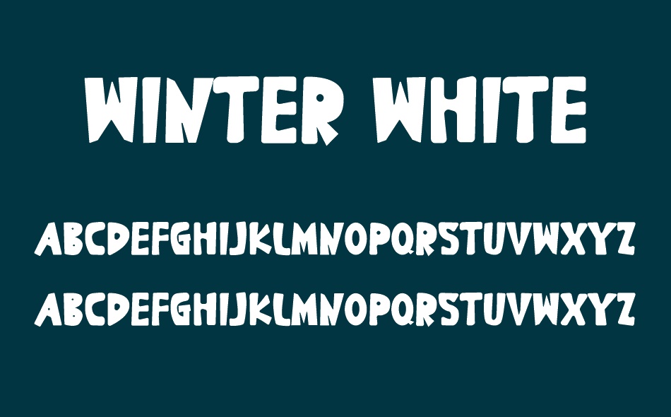 Winter White font