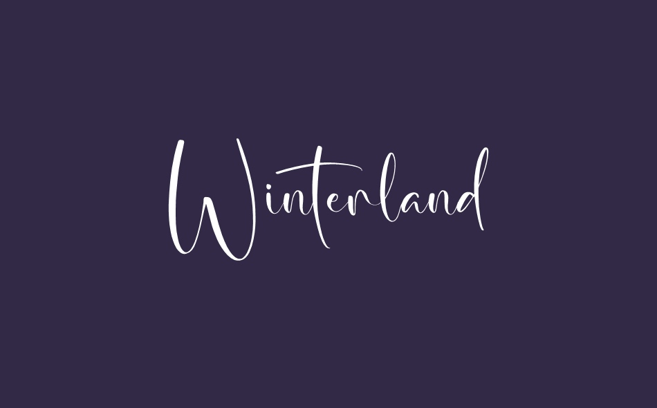 Winterland font big