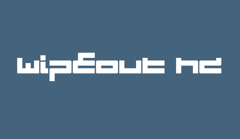 wipeout-hd font big