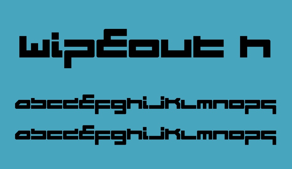 wipeout-hd font